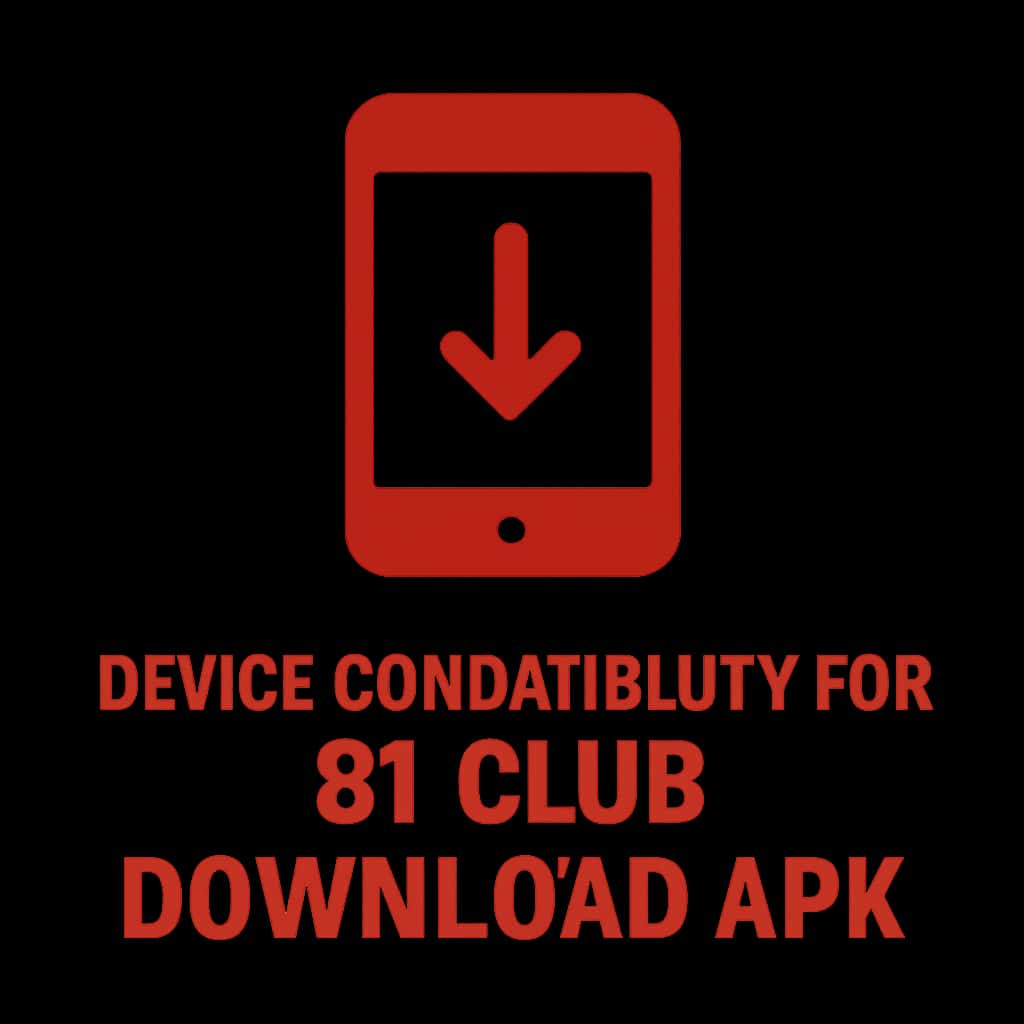Icon depicting device compatibility for the 91 Club Download APK.