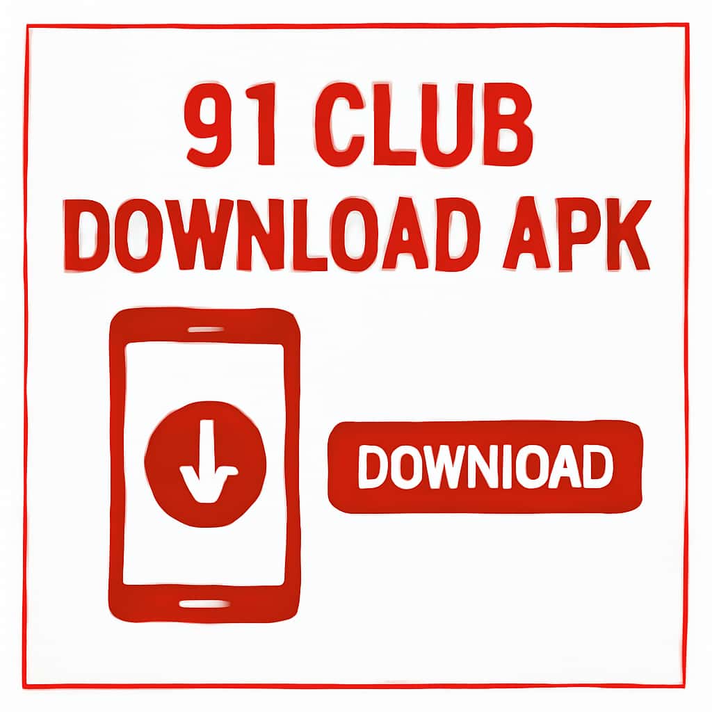 An educational diagram about the 91 Club Download APK Download process.