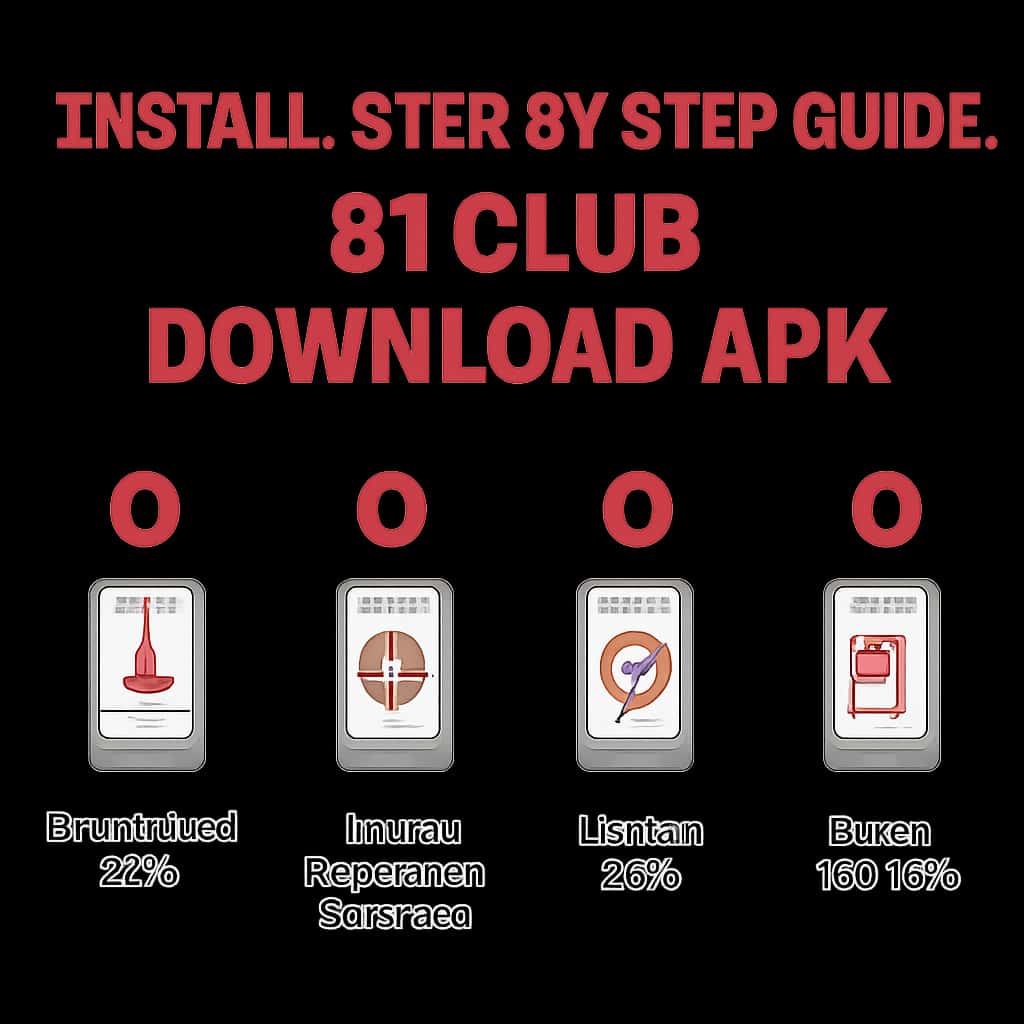 Diagram illustrating the installation process for 91 Club Download APK.