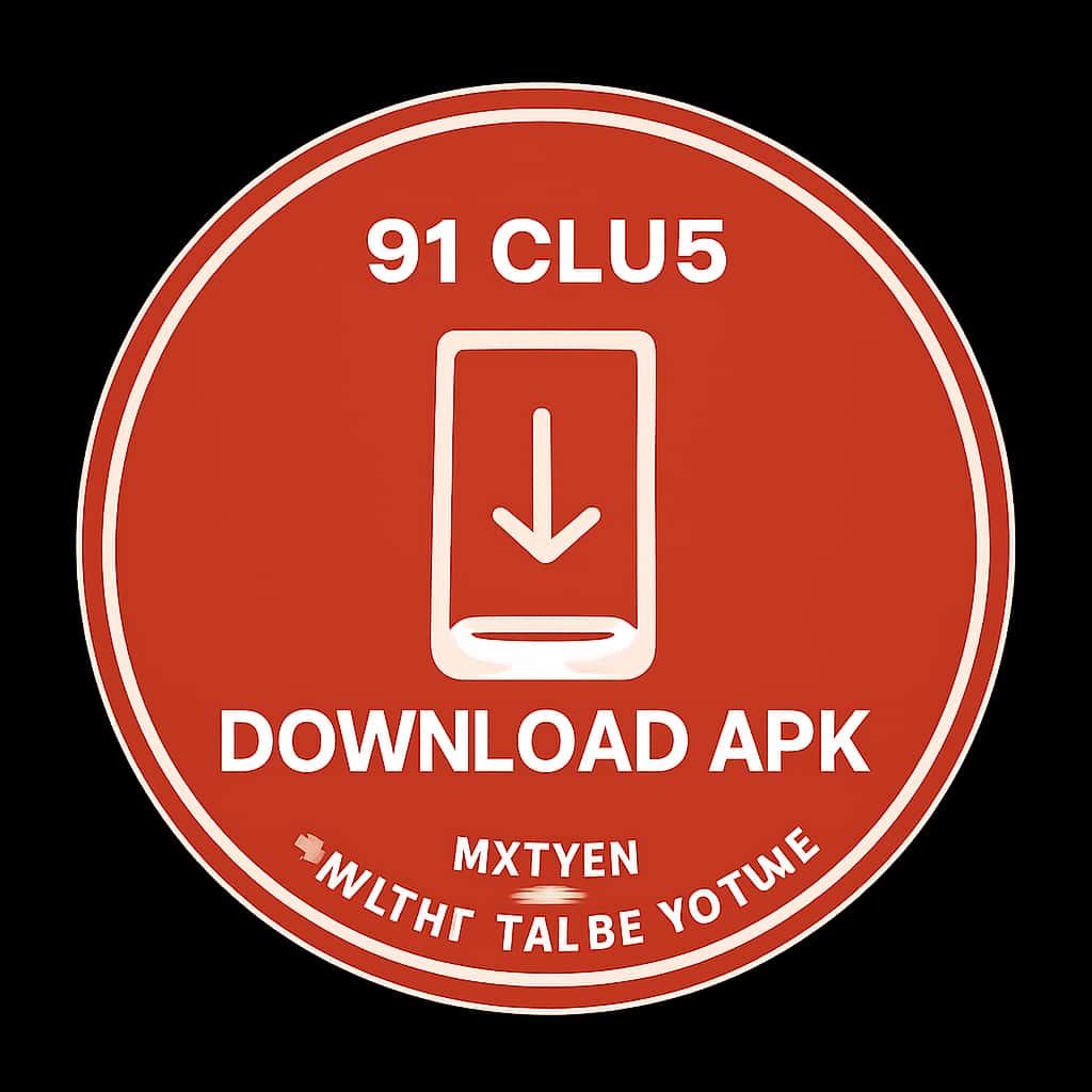 Icon representing 91 Club Download APK installation guide.