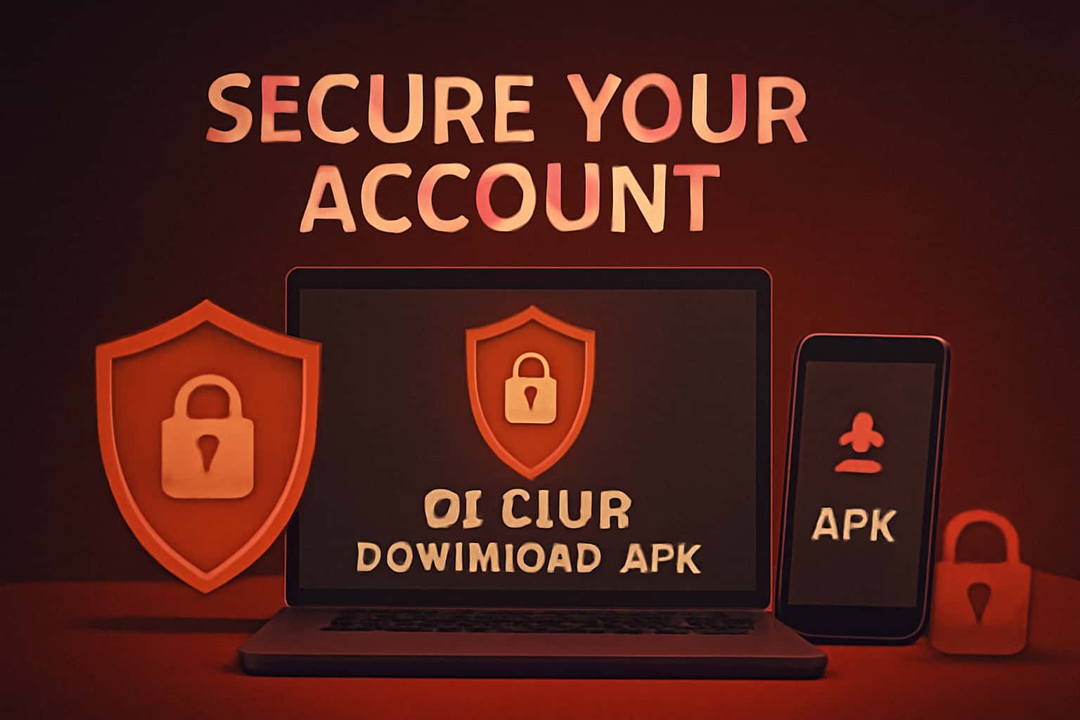 An informational graphic illustrating secure download processes for the 91 Club Download APK.