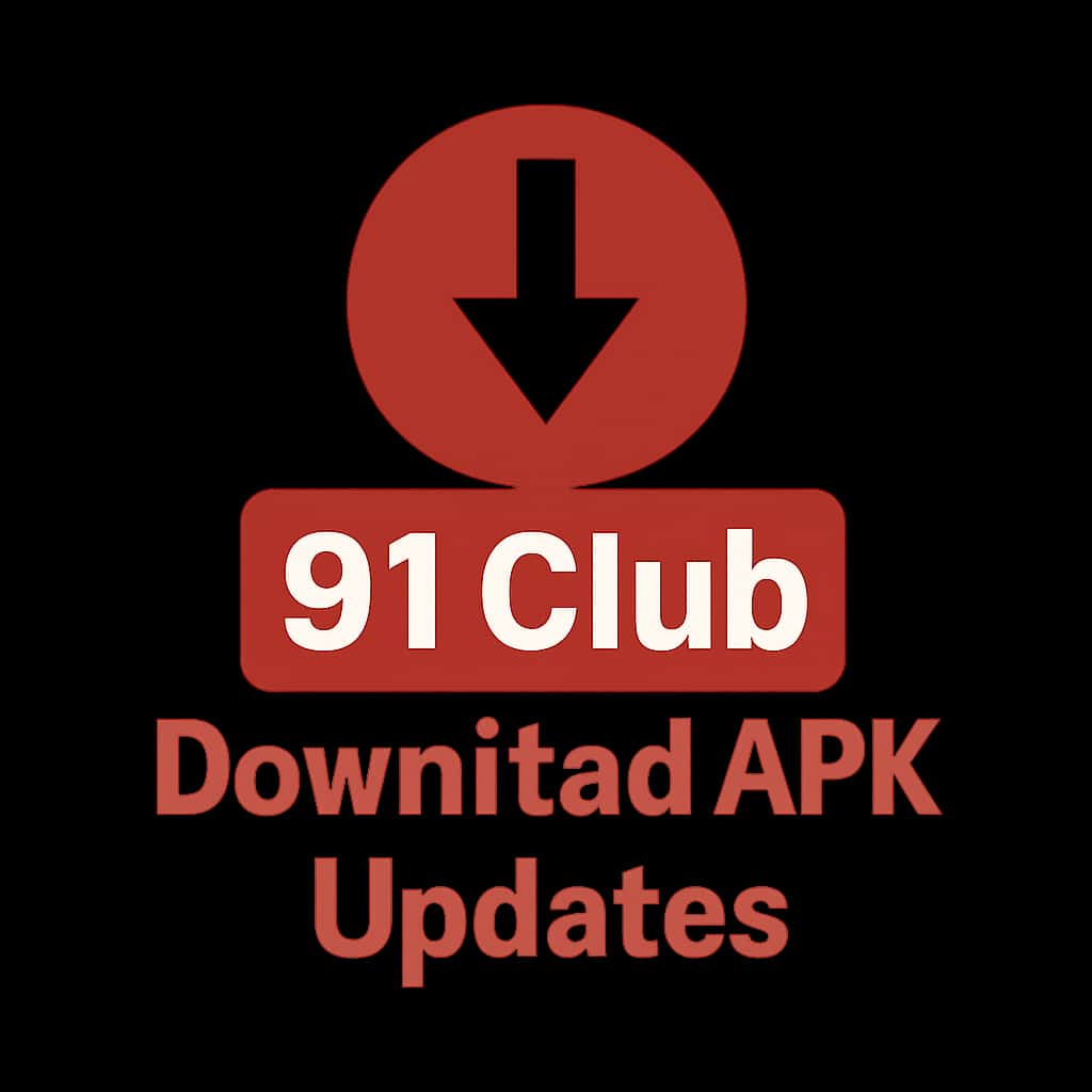 Icon badge for 91 Club Download APK Updates.